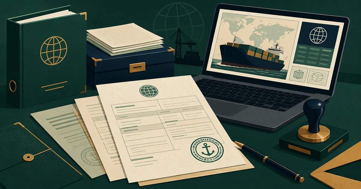 Illustration for the guide: Import Declarations & Customs Clearance