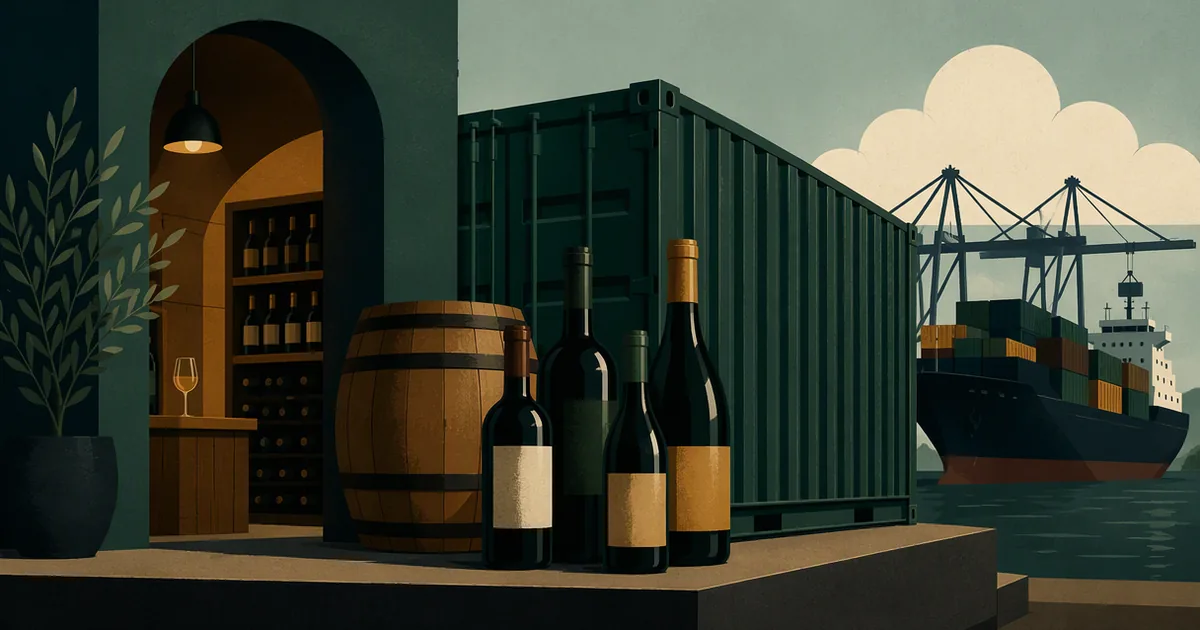 Illustration for the guide: Importing Alcohol & Wine