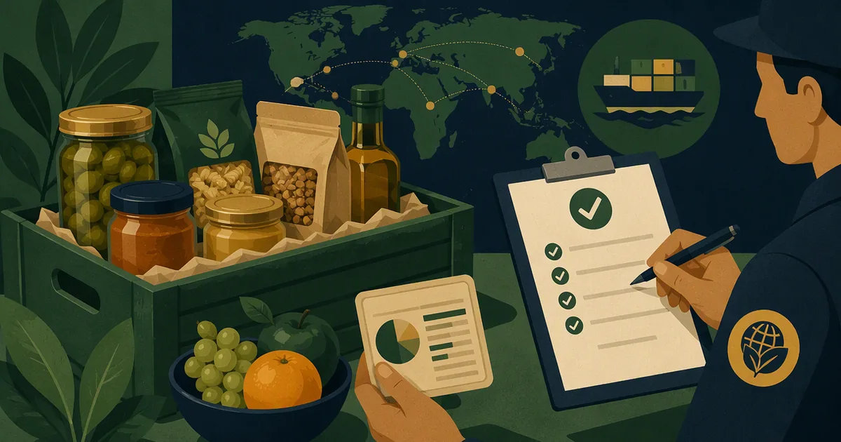 Illustration for the guide: Importing Food & Beverages