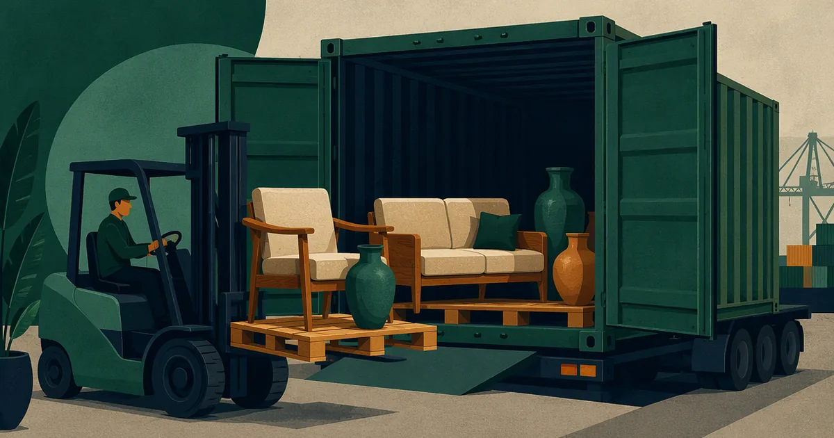Illustration for the guide: Importing Furniture & Homewares