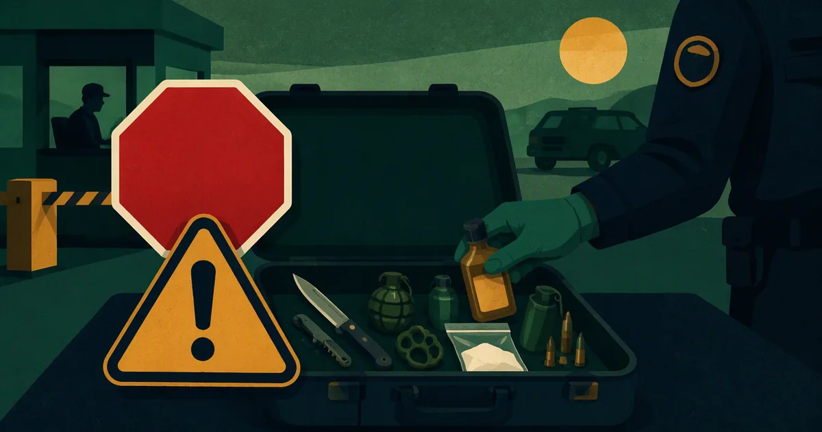 Illustration for the guide: Prohibited & Restricted Goods