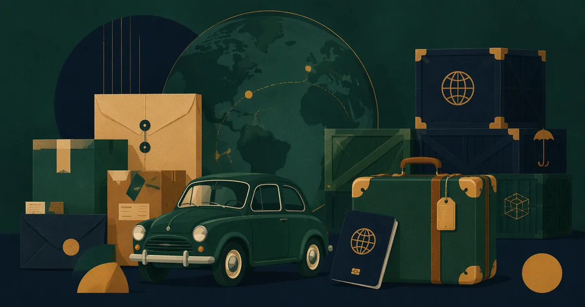 Illustration for the guide: Special Cases: Post, Vehicles, Alcohol, Moving